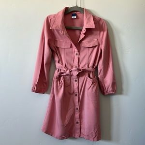 Old Navy | Button Front Utility Dress | 4T